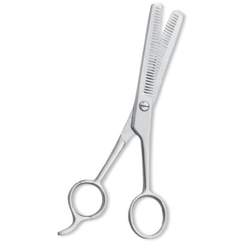 Professional Thinning Scissor. One Blade Teeth and One Blade Razor. Mirror Finish.