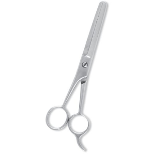 Thinning Scissor. Double Blade Teeth. Satin Finish