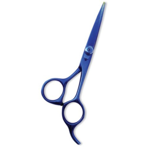 Professional Hair Cutting Scissor with razor edge. Multicolor Coating. Three Rings with screw adjust