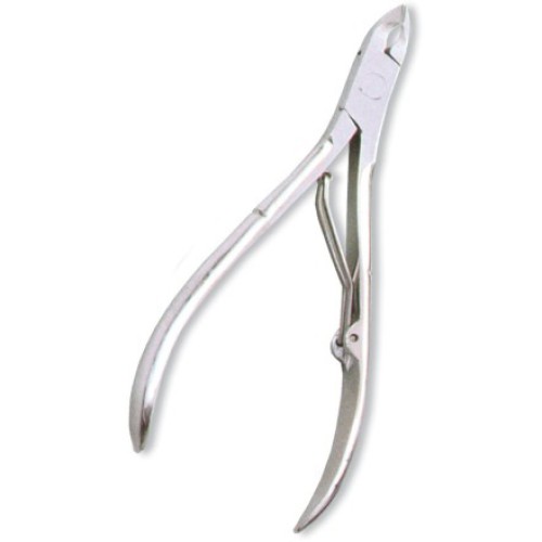 Cuticle Nipper, Single Spring. Mirror Finish.